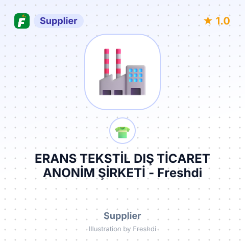 ERANS TEKSTİL DIŞ TİCARET ANONİM ŞİRKETİ – summary card, no photo uploaded yet