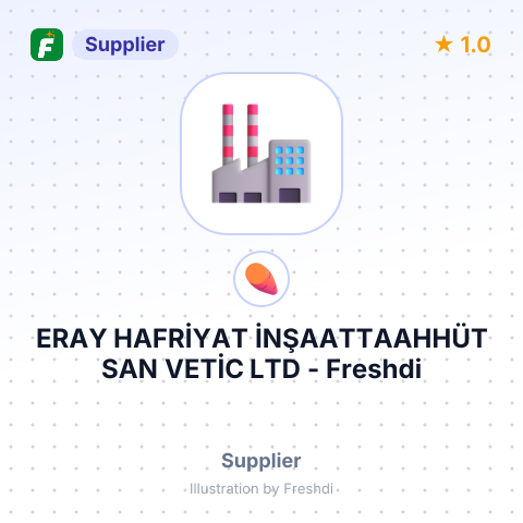 ERAY HAFRİYAT İNŞAATTAAHHÜT SAN VETİC LTD – summary card, no photo uploaded yet