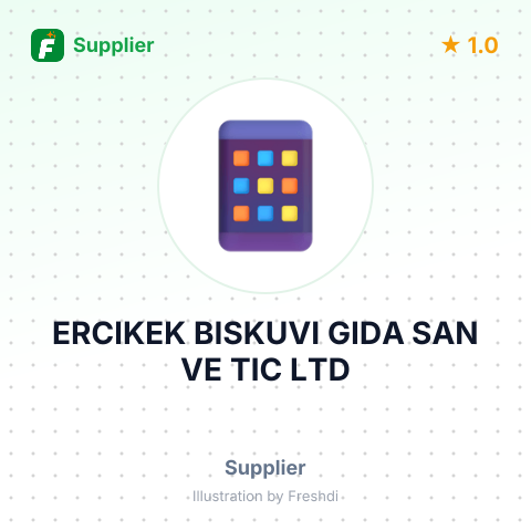ERCIKEK BISKUVI GIDA SAN VE TIC LTD – summary card, no photo uploaded yet
