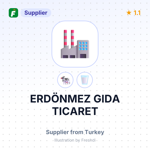 ERDÖNMEZ GIDA TICARET – summary card, no photo uploaded yet