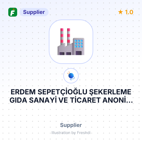 ERDEM SEPETÇİOĞLU ŞEKERLEME GIDA SANAYİ VE TİCARET ANONİM ŞİRKETİ – summary card, no photo uploaded yet