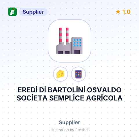 EREDİ Dİ BARTOLİNİ OSVALDO SOCİETA SEMPLİCE AGRİCOLA – summary card, no photo uploaded yet