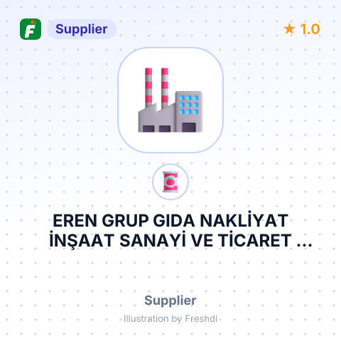 EREN GRUP GIDA NAKLİYAT İNŞAAT SANAYİ VE TİCARET LİMİTED ŞİRKETİ – summary card, no photo uploaded yet
