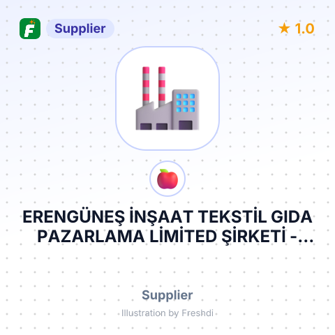 ERENGÜNEŞ İNŞAAT TEKSTİL GIDA PAZARLAMA LİMİTED ŞİRKETİ – summary card, no photo uploaded yet