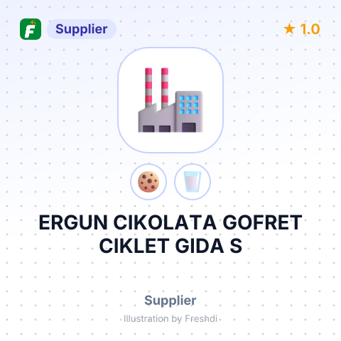 ERGUN CIKOLATA GOFRET CIKLET GIDA S – summary card, no photo uploaded yet