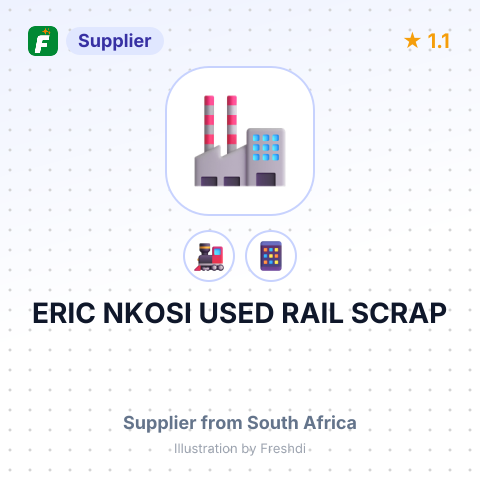 ERIC NKOSI USED RAIL SCRAP – summary card, no photo uploaded yet