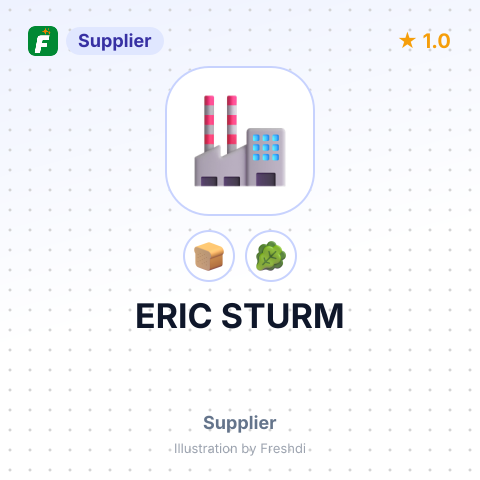 ERIC STURM – summary card, no photo uploaded yet