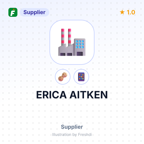 ERICA AITKEN – summary card, no photo uploaded yet