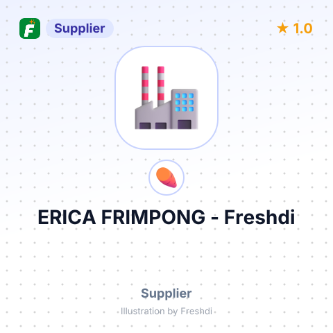 ERICA FRIMPONG – summary card, no photo uploaded yet
