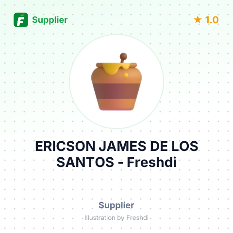 ERICSON JAMES DE LOS SANTOS – summary card, no photo uploaded yet