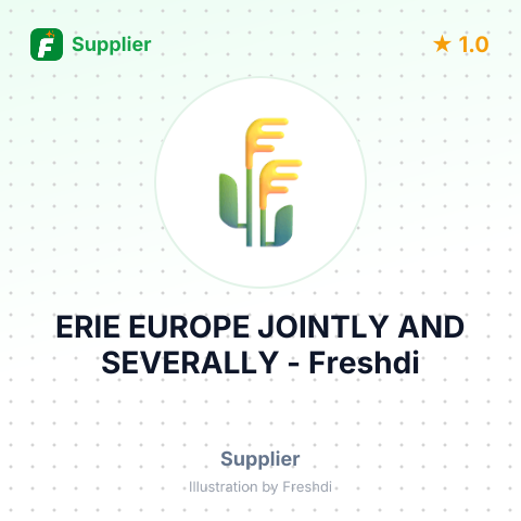 ERIE EUROPE JOINTLY AND SEVERALLY – summary card, no photo uploaded yet