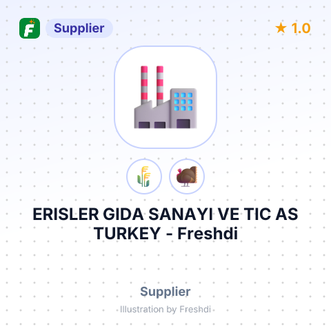 ERISLER GIDA SANAYI VE TIC AS TURKEY – summary card, no photo uploaded yet