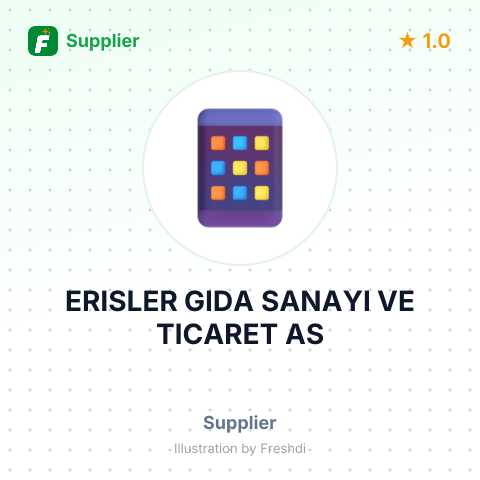 ERISLER GIDA SANAYI VE TICARET AS – summary card, no photo uploaded yet