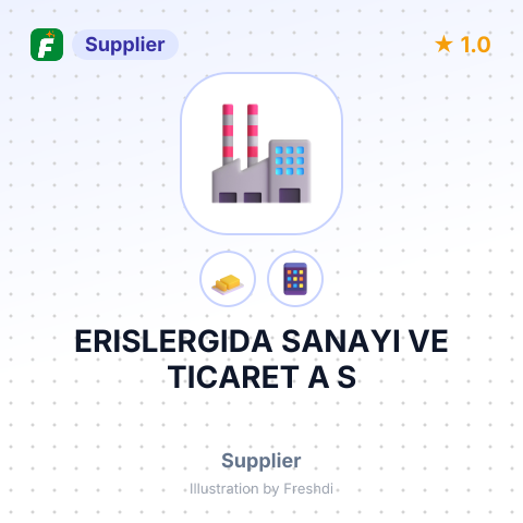 ERISLERGIDA SANAYI VE TICARET A S – summary card, no photo uploaded yet