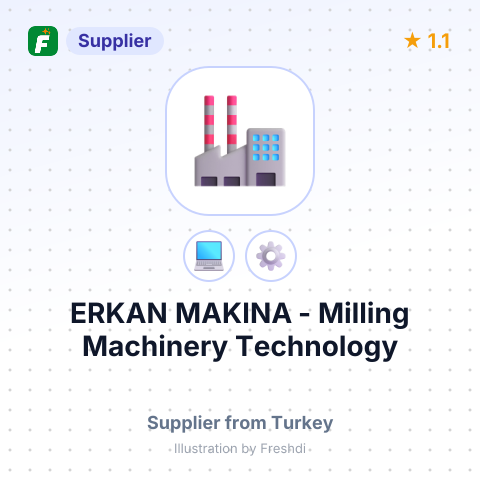 ERKAN MAKINA - Milling Machinery Technology – summary card, no photo uploaded yet