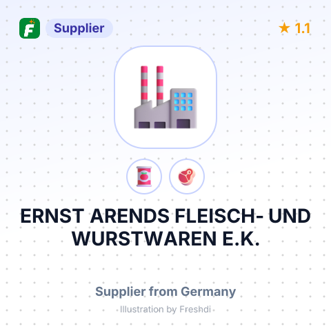 ERNST ARENDS FLEISCH- UND WURSTWAREN E.K. – summary card, no photo uploaded yet