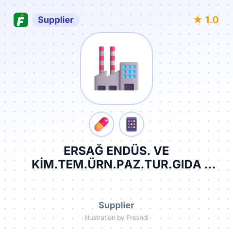ERSAĞ ENDÜS. VE KİM.TEM.ÜRN.PAZ.TUR.GIDA INŞ.SAN.TIC. LTD – summary card, no photo uploaded yet