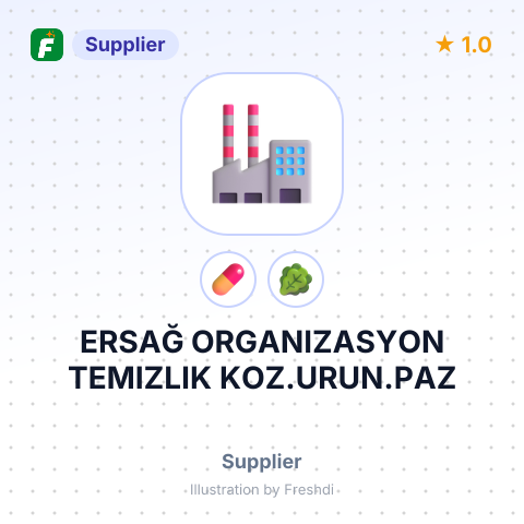 ERSAĞ ORGANIZASYON TEMIZLIK KOZ.URUN.PAZ – summary card, no photo uploaded yet