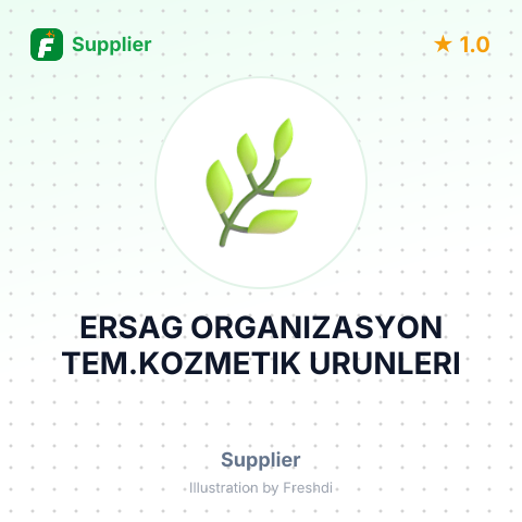 ERSAG ORGANIZASYON TEM.KOZMETIK URUNLERI – summary card, no photo uploaded yet
