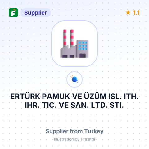 ERTÜRK PAMUK VE ÜZÜM ISL. ITH. IHR. TIC. VE SAN. LTD. STI. – summary card, no photo uploaded yet