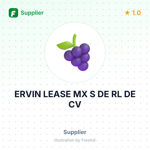 ERVIN LEASE MX S DE RL DE CV – summary card, no photo uploaded yet