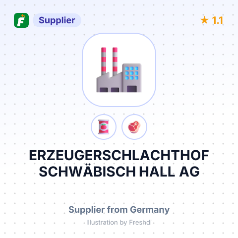 ERZEUGERSCHLACHTHOF SCHWÄBISCH HALL AG – summary card, no photo uploaded yet