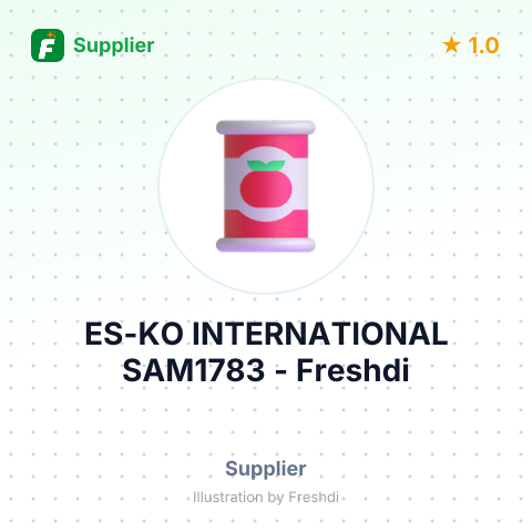 ES-KO INTERNATIONAL SAM1783 – summary card, no photo uploaded yet
