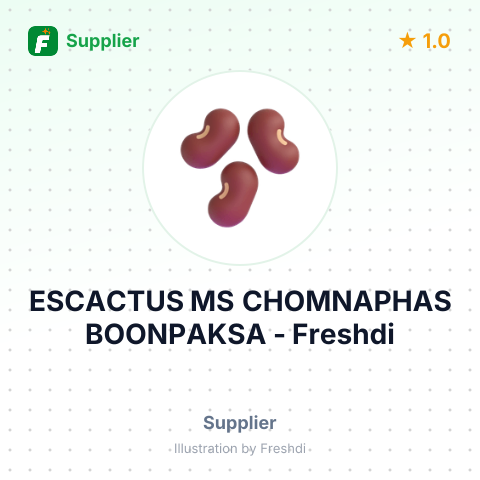 ESCACTUS MS CHOMNAPHAS BOONPAKSA – summary card, no photo uploaded yet