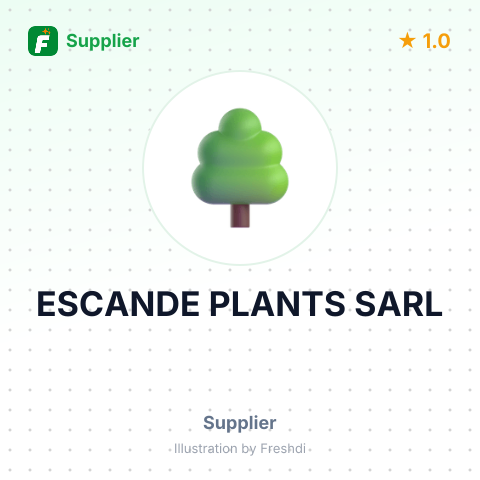 ESCANDE PLANTS SARL – summary card, no photo uploaded yet