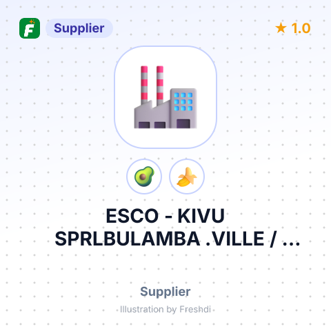 ESCO - KIVU SPRLBULAMBA .VILLE / BUTEMBO – summary card, no photo uploaded yet