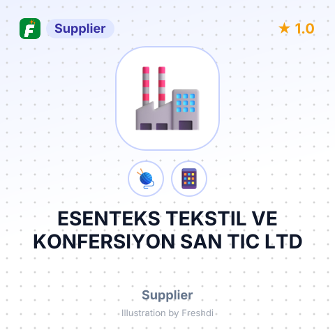 ESENTEKS TEKSTIL VE KONFERSIYON SAN TIC LTD – summary card, no photo uploaded yet