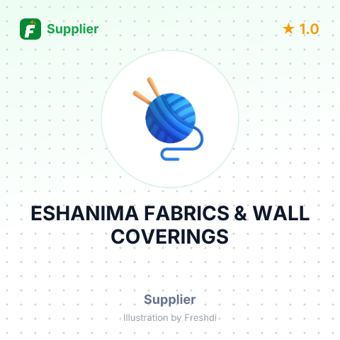 ESHANIMA FABRICS & WALL COVERINGS – summary card, no photo uploaded yet