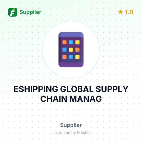 ESHIPPING GLOBAL SUPPLY CHAIN MANAG – summary card, no photo uploaded yet