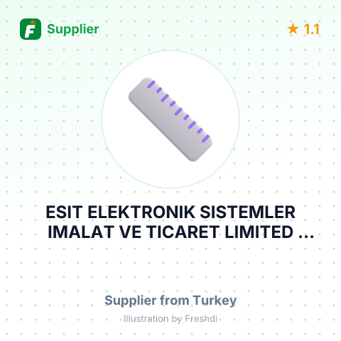 ESIT ELEKTRONIK SISTEMLER IMALAT VE TICARET LIMITED SIRKETI – summary card, no photo uploaded yet