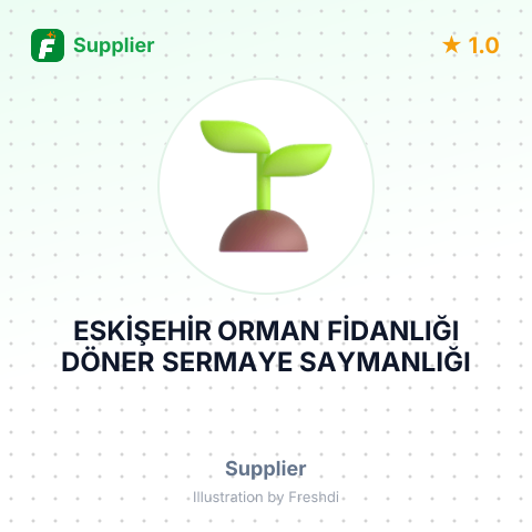 ESKİŞEHİR ORMAN FİDANLIĞI DÖNER SERMAYE SAYMANLIĞI – summary card, no photo uploaded yet