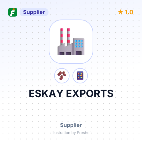 ESKAY EXPORTS – summary card, no photo uploaded yet