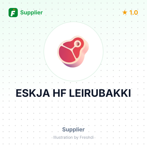 ESKJA HF LEIRUBAKKI – summary card, no photo uploaded yet