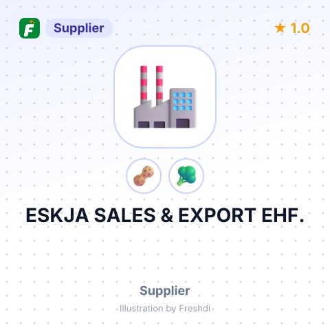 ESKJA SALES & EXPORT EHF. – summary card, no photo uploaded yet
