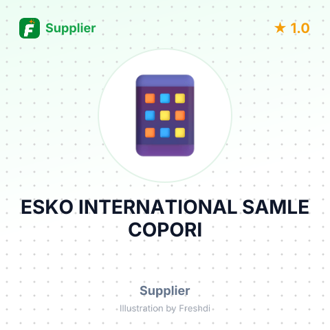 ESKO INTERNATIONAL SAMLE COPORI – summary card, no photo uploaded yet