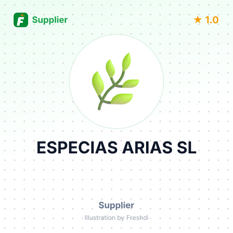 ESPECIAS ARIAS SL – summary card, no photo uploaded yet