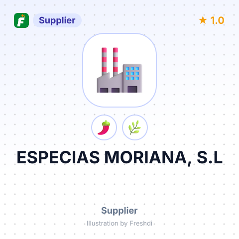 ESPECIAS MORIANA, S.L – summary card, no photo uploaded yet