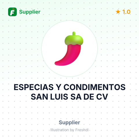 ESPECIAS Y CONDIMENTOS SAN LUIS SA DE CV – summary card, no photo uploaded yet