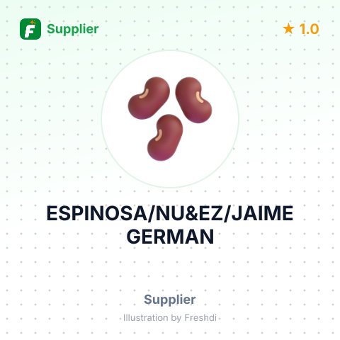 ESPINOSA/NU&EZ/JAIME GERMAN – summary card, no photo uploaded yet