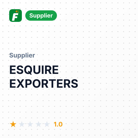 ESQUIRE EXPORTERS – summary card, no photo uploaded yet