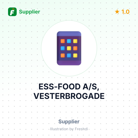 ESS-FOOD A/S, VESTERBROGADE – summary card, no photo uploaded yet