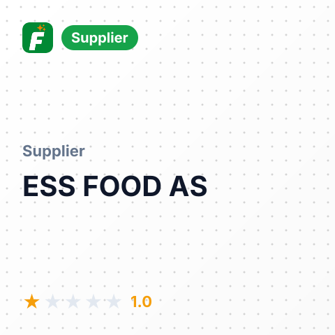ESS FOOD AS – summary card, no photo uploaded yet