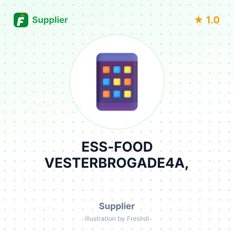 ESS-FOOD VESTERBROGADE4A, – summary card, no photo uploaded yet