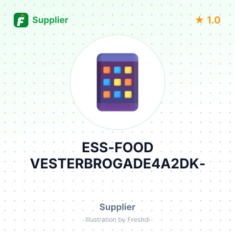 ESS-FOOD VESTERBROGADE4A2DK- – summary card, no photo uploaded yet