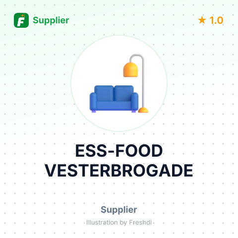 ESS-FOOD VESTERBROGADE – summary card, no photo uploaded yet