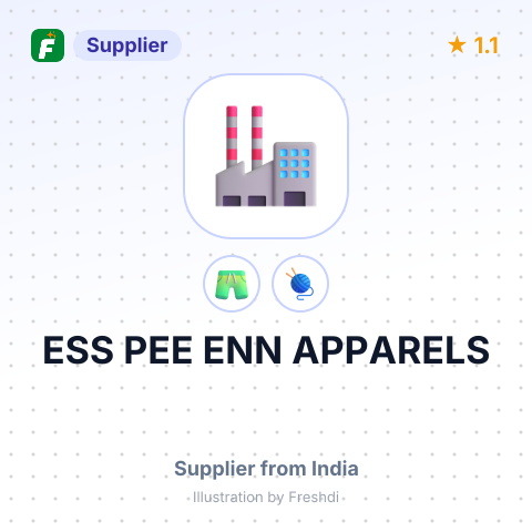 ESS PEE ENN APPARELS – summary card, no photo uploaded yet